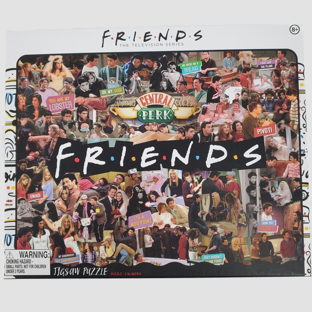 Paladone Friends TV Show 1000 Piece Jigsaw Puzzle Collage Central Perk 90s